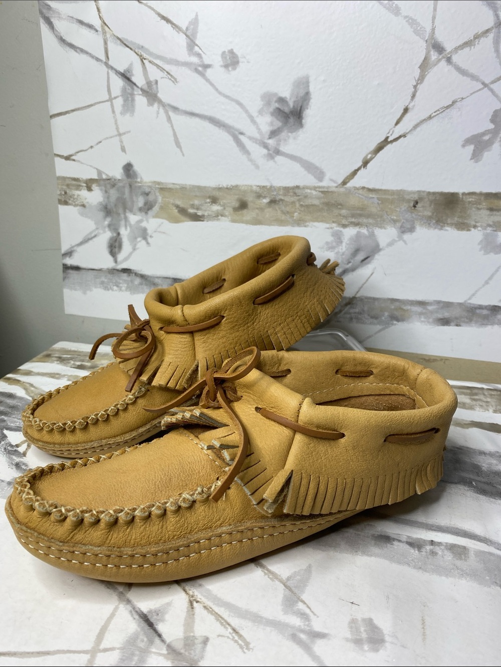 New Leather Moccasins